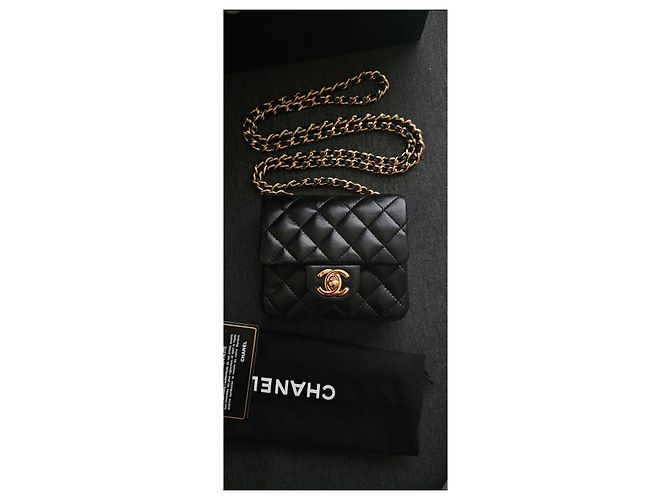 Timeless Chanel Tasche Schwarz Golden - Ansicht 3