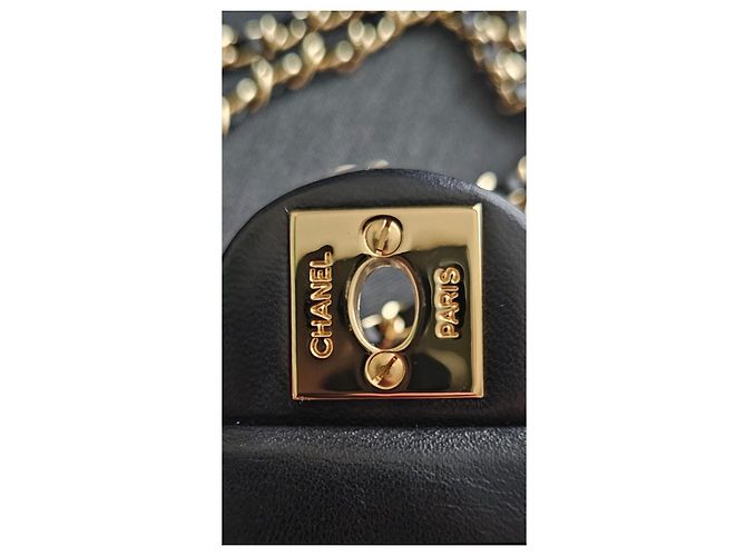 Timeless Chanel Tasche Schwarz Golden - Ansicht 5