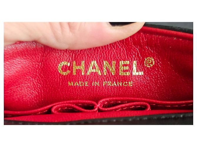 Timeless Chanel Tasche Schwarz Golden - Ansicht 6