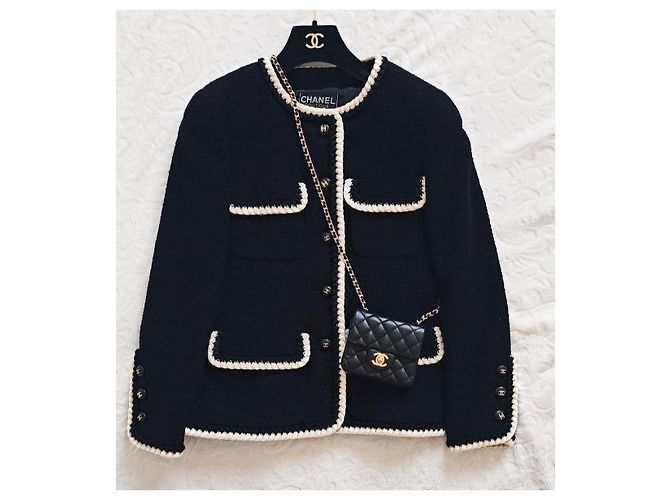Timeless Chanel Tasche Schwarz Golden - Ansicht 7
