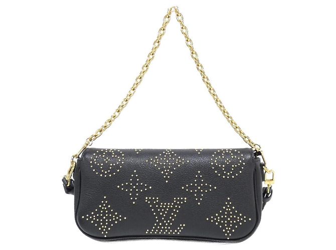 Borsa a Spalla Louis Vuitton Monogram Empreinte Wallet on Chain Ivy Nero - vista 2