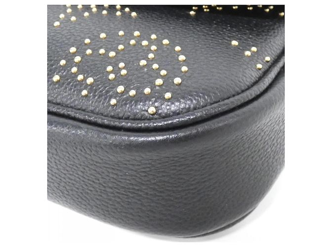 Borsa a Spalla Louis Vuitton Monogram Empreinte Wallet on Chain Ivy Nero - vista 3