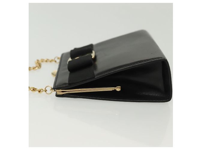 Borsa a Spalla Vala in Pelle Salvatore Ferragamo Nero - vista 4