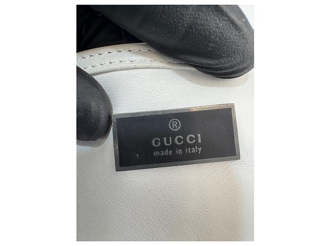 Borsa beauty in pelle bianca Gucci. Bianco - vista 11