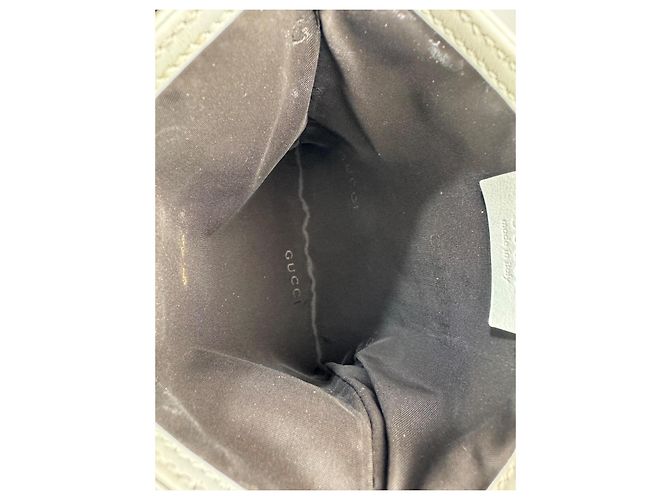 Borsa beauty in pelle bianca Gucci. Bianco - vista 13