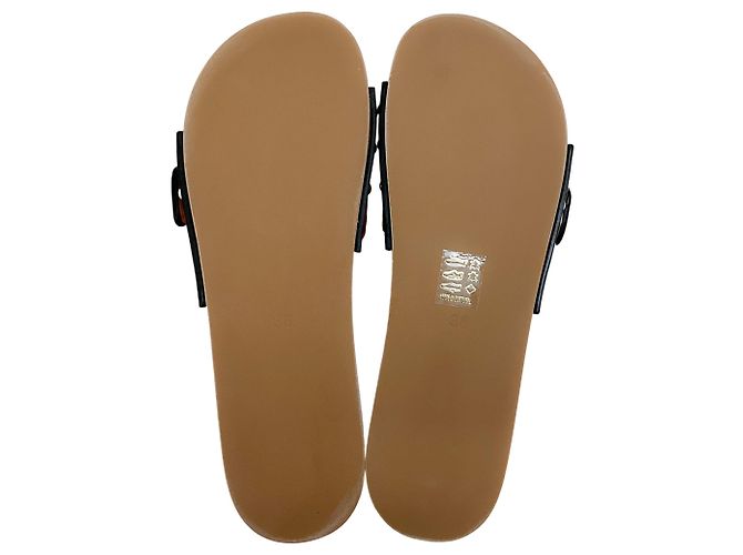Sandali in legno con occhielli in pelle naturale Jaso di Isabel Marant Marrone - vista 8