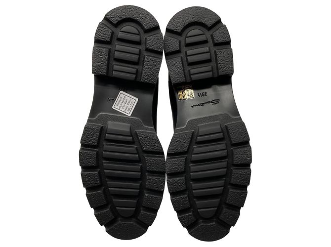 Botas Chelsea de cuero negro Santoni para poner - vista 7