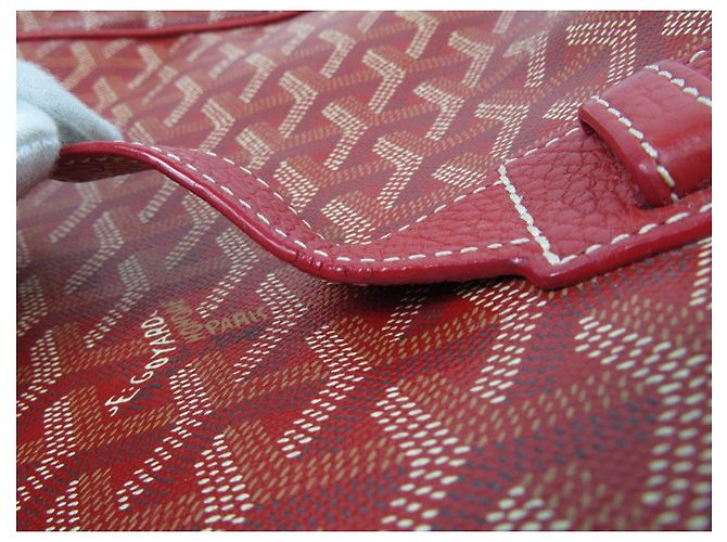 Borsa a Spalla Messenger Goyard Grand Bleu MM Rossa Rosso - vista 9