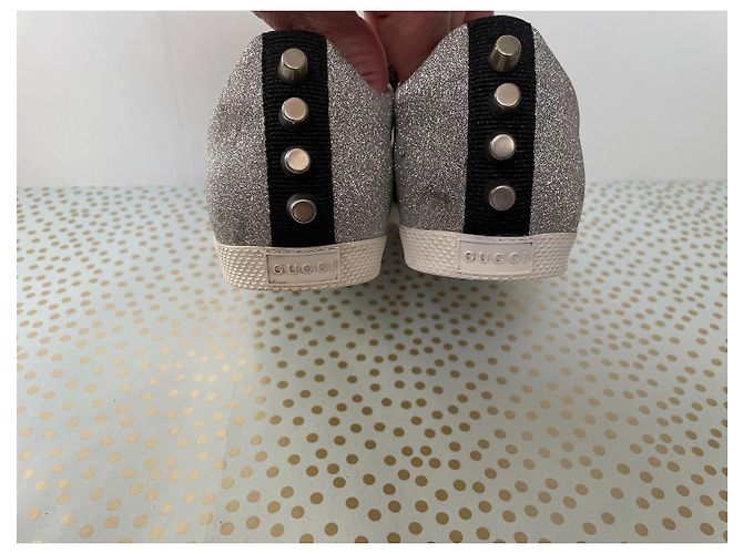 Gucci Sneaker Silber Diamant - Ansicht 4