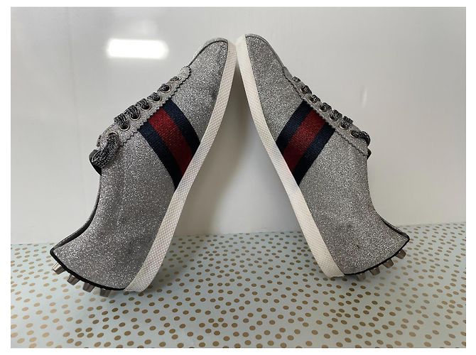 Gucci Sneaker Silber Diamant - Ansicht 5