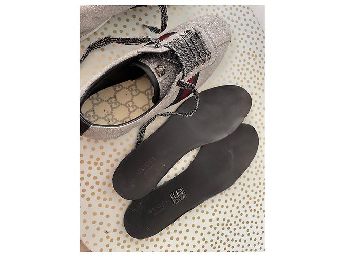 Gucci Sneaker Silber Diamant - Ansicht 8