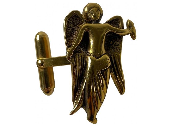 Abotoaduras Angel Masculinas CHANEL Dourado - vista 2