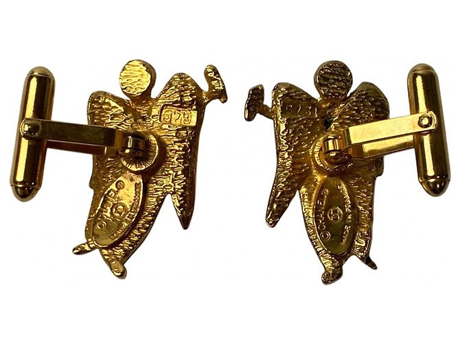 Abotoaduras Angel Masculinas CHANEL Dourado - vista 4