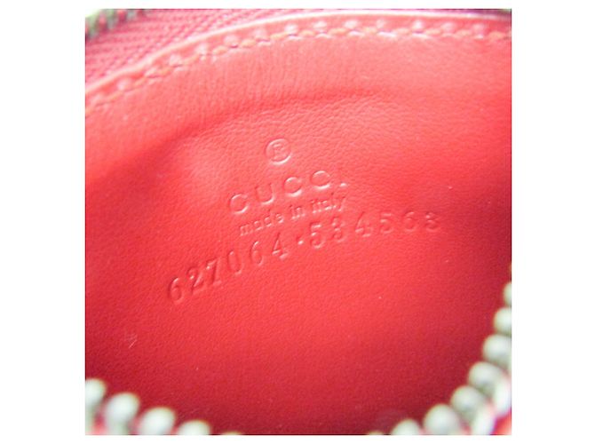 Tarjetero de monedas Gucci GG Marmont Roja - vista 11