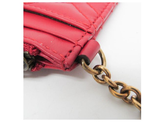 Tarjetero de monedas Gucci GG Marmont Roja - vista 8