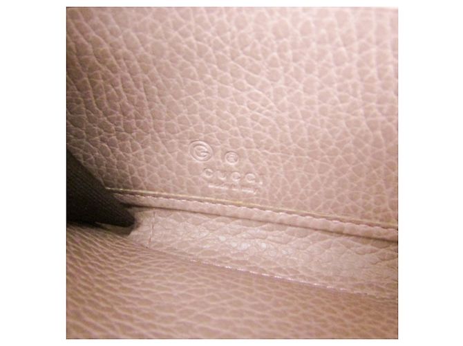 Gucci Interlocking G 449347 Leder Langbörse Beige - Ansicht 12