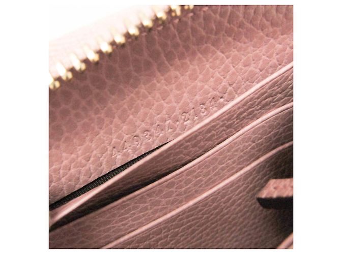 Gucci Interlocking G 449347 Leder Langbörse Beige - Ansicht 13