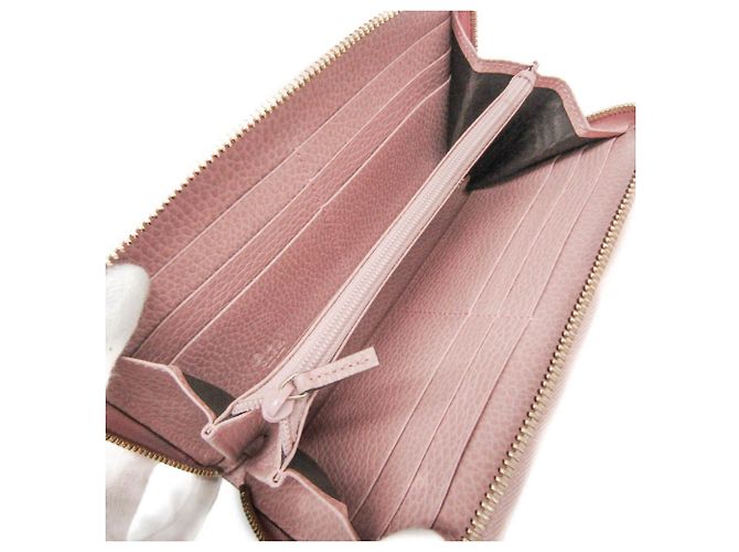 Gucci Interlocking G 449347 Leder Langbörse Beige - Ansicht 4