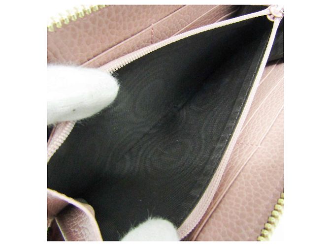 Gucci Interlocking G 449347 Leder Langbörse Beige - Ansicht 5