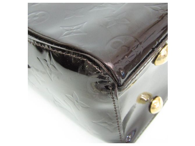 Borsa Louis Vuitton Monogram Vernis Melrose Avenue Bordò - vista 5
