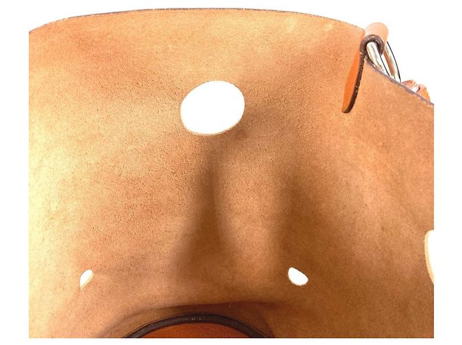 Borsa a spalla Hermès Manjoir MM Arancione - vista 15