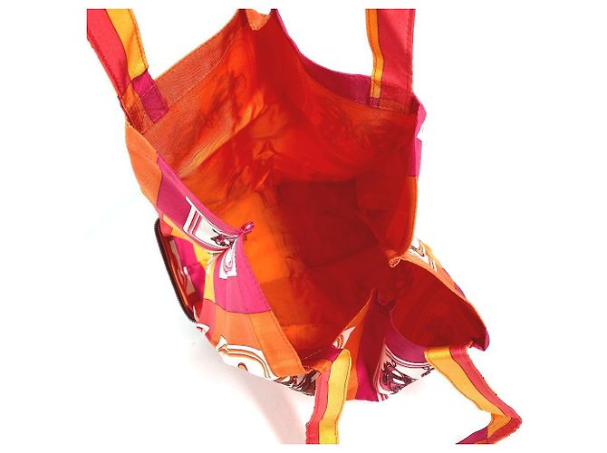 Hermès HERMES Borsa Eco Pieghevole Silky Pop Rosso - vista 13