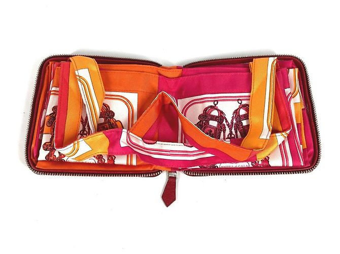 Hermès HERMES Borsa Eco Pieghevole Silky Pop Rosso - vista 14
