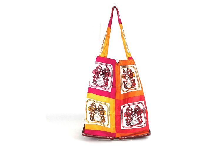 Hermès HERMES Borsa Eco Pieghevole Silky Pop Rosso - vista 2