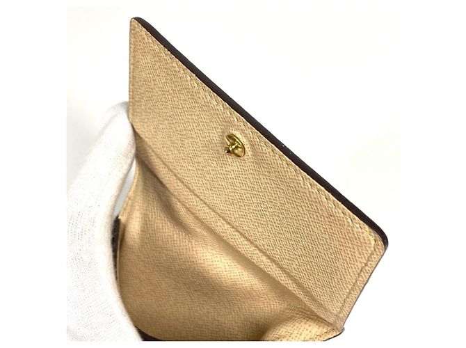 Cartera compacta Ludlow bordada Monogram Dante de Louis Vuitton Castaño Monograma - vista 12