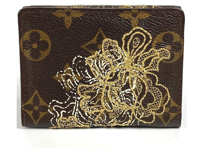 Cartera compacta Ludlow bordada Monogram Dante de Louis Vuitton Castaño Monograma - vista 2