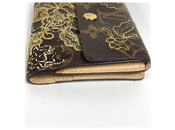 Cartera compacta Ludlow bordada Monogram Dante de Louis Vuitton Castaño Monograma - vista 3