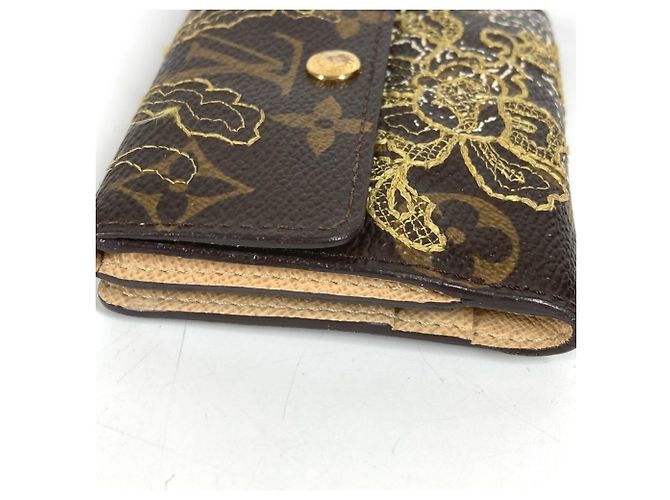 Cartera compacta Ludlow bordada Monogram Dante de Louis Vuitton Castaño Monograma - vista 5