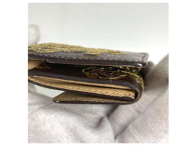 Cartera compacta Ludlow bordada Monogram Dante de Louis Vuitton Castaño Monograma - vista 9