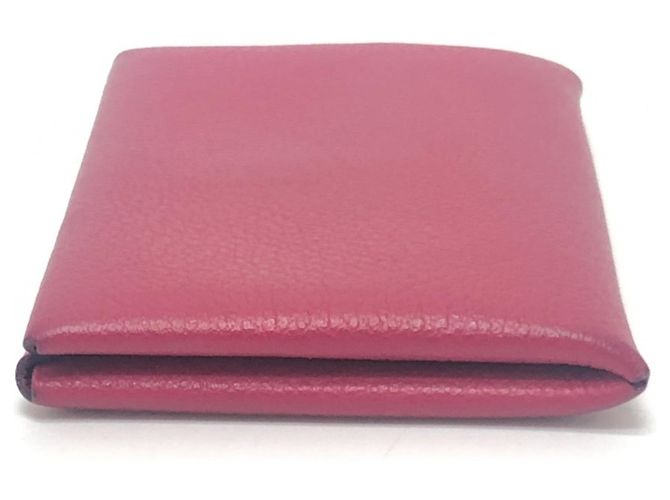 Hermès Estuche para tarjetas de visita de cuero Evercalf rosa Hermes - vista 3