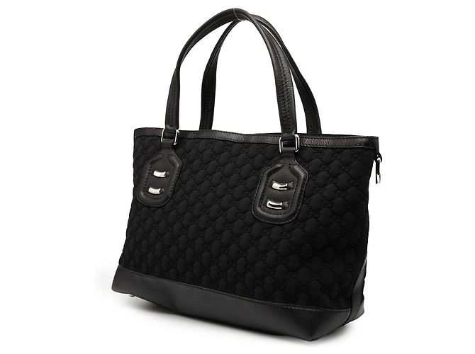 Borsa tote in neoprene nero GG Techno di Gucci - vista 2