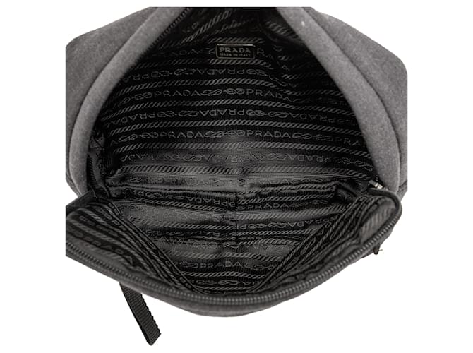 Graue Polyester-Tasche von Prada Braun Anthrazitgrau - Ansicht 4