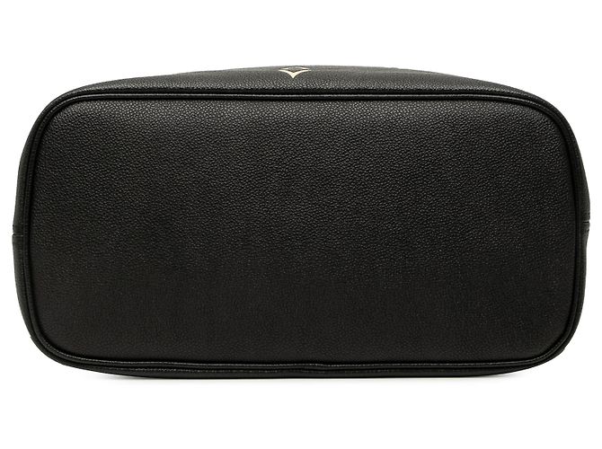 Louis Vuitton Neverfull MM Tasche Monogramm Giant Empreinte Bicolor Schwarz - Ansicht 3