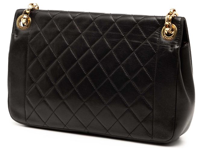Chanel Schwarz Große Lammleder Chic Mit Mir - Ansicht 2