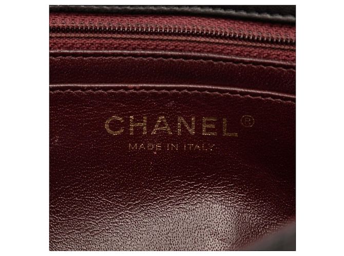 Chanel Schwarz Große Lammleder Chic Mit Mir - Ansicht 5