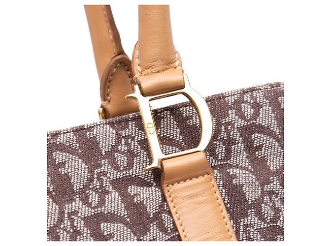 Braune Diorissimo Trotter Canvas Tote von Dior Beige - Ansicht 10