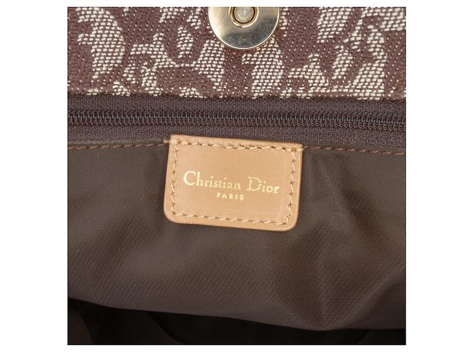 Braune Diorissimo Trotter Canvas Tote von Dior Beige - Ansicht 5