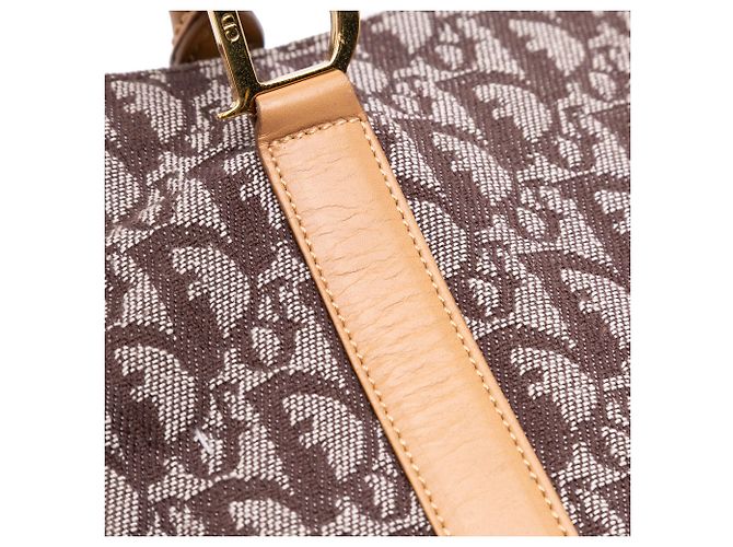 Braune Diorissimo Trotter Canvas Tote von Dior Beige - Ansicht 9