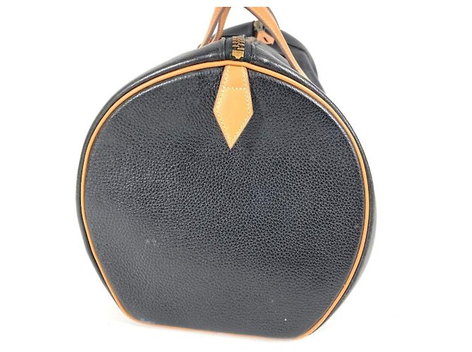 Hermès Vintage Art Deco Reisetasche Braun Schwarz Mehrfarben - Ansicht 4