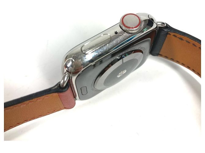 Hermès Modello Apple Watch Series 5 Hermes WR-50M GPS + Cellulare Marrone Nero Rosso - vista 12