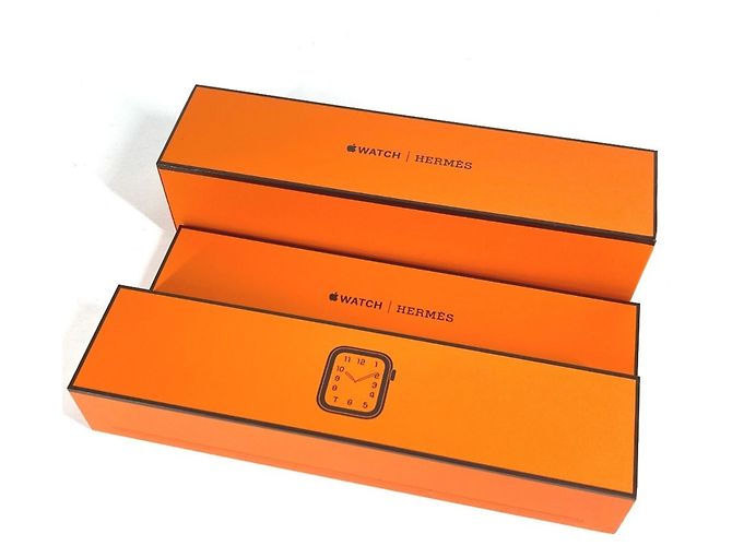 Hermès Modello Apple Watch Series 5 Hermes WR-50M GPS + Cellulare Marrone Nero Rosso - vista 13