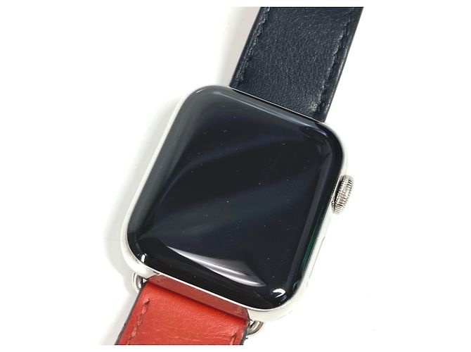 Hermès Modello Apple Watch Series 5 Hermes WR-50M GPS + Cellulare Marrone Nero Rosso - vista 2