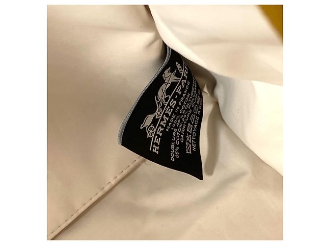 Borsa Clutch Jimeto GM H Logo di Hermès Marrone Giallo - vista 12