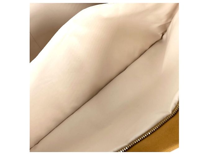Borsa Clutch Jimeto GM H Logo di Hermès Marrone Giallo - vista 13