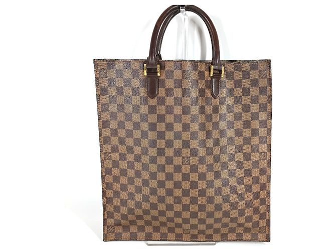 LOUIS VUITTON N51140 Borsa Sac Plat Damier Marrone Damier ebene - vista 2