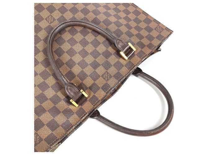 LOUIS VUITTON N51140 Borsa Sac Plat Damier Marrone Damier ebene - vista 3